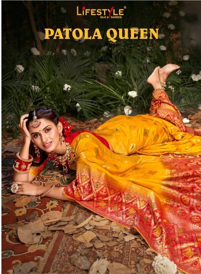 Patola Queen By Lifestyle Dola Silk Wedding Saree Collection